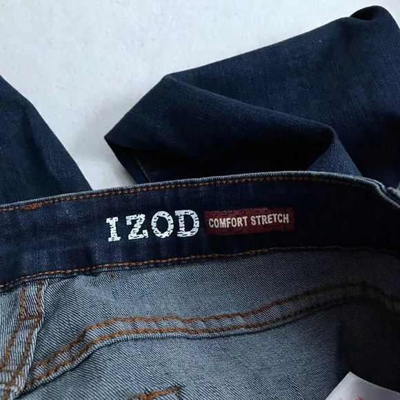 Izod NWOT Comfort Stretch Straight Fit Jeans Men 32x32 - Picture 8 of 10